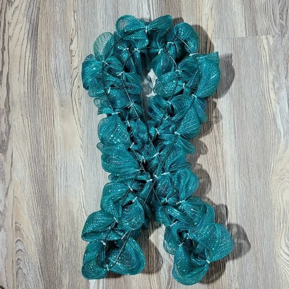 🎗Awareness Wreath🎗 Teal without Lights